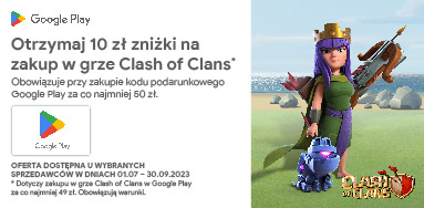 google play promocja clash of clans